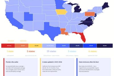 The True Cost of Minimum Coverage Car Insurance in High-Risk States